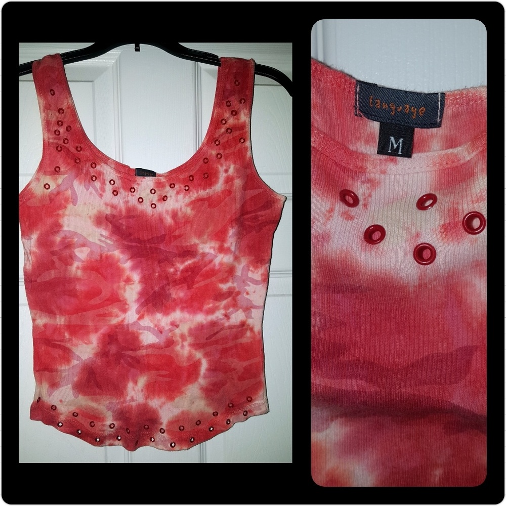 Cool tie die tank